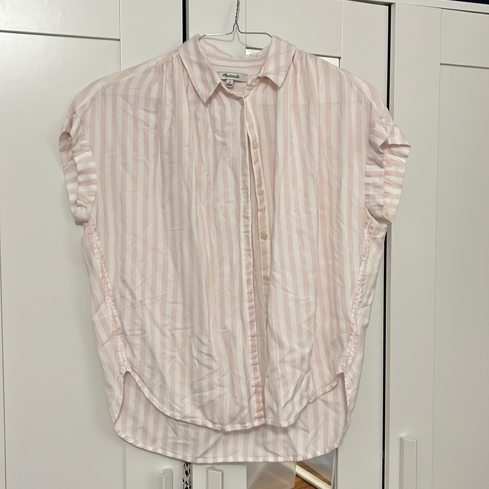 Madewell boxy button up